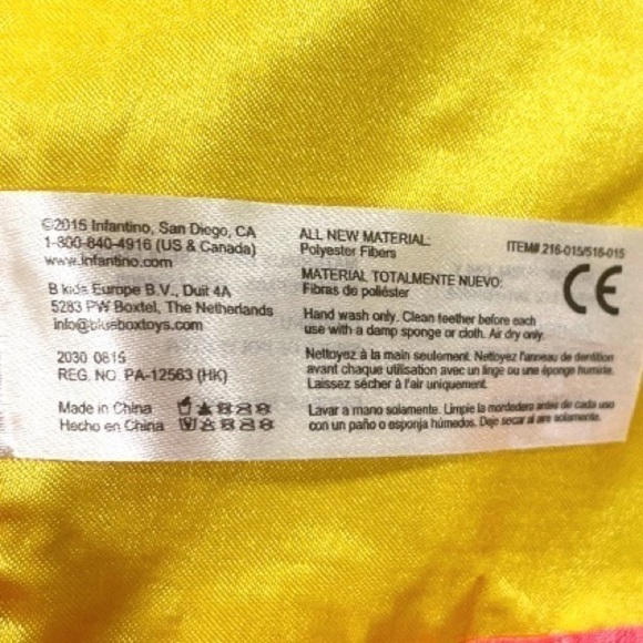 INFANTINO Sparkle Princess Doll Lovey Teether Security Blanket Satin Sensory 12” - Picture 10 of 13